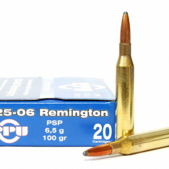 Prvi Partizan Ammunition 25-06 Remington 100 Grain Jacketed Soft Point Box of 20