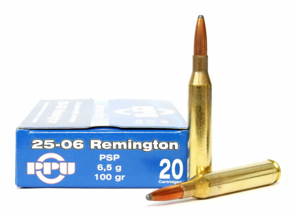 Prvi Partizan Ammunition 25-06 Remington 100 Grain Jacketed Soft Point Box of 20