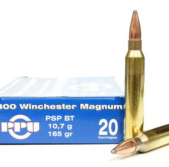 Prvi Partizan Ammunition 300 Winchester Magnum 165 Grain Pointed Soft Point Box of 20