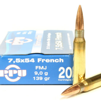Prvi Partizan Ammunition 7.5x54mm French 139 Grain Full Metal Jacket Box of 20