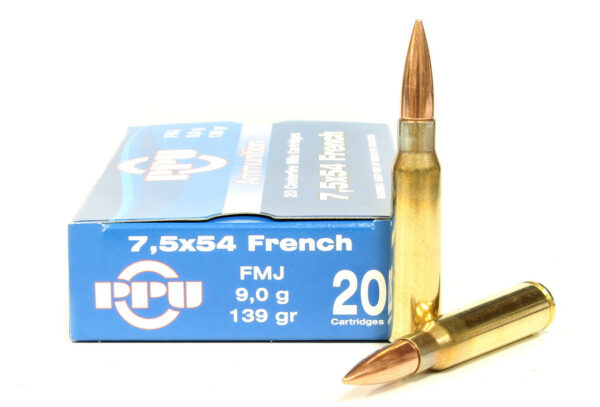 Prvi Partizan Ammunition 7.5x54mm French 139 Grain Full Metal Jacket Box of 20