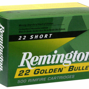 Remington Golden Bullet Ammunition 22 Long Rifle 40 Grain Hollow Point Box of 50