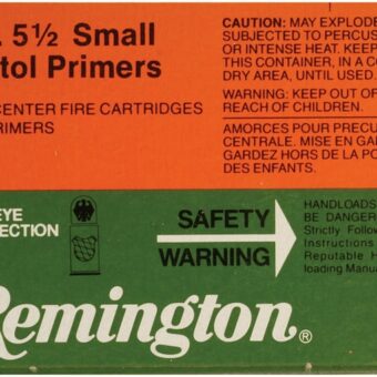 Remington Small Pistol Primers #5-1/2 Box of 1000