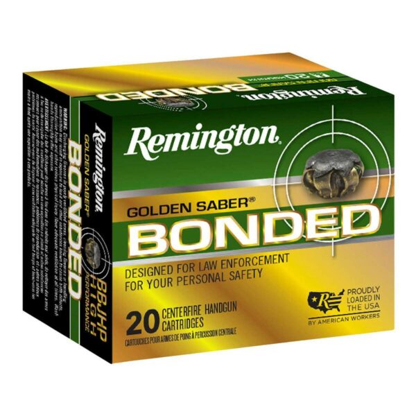 Remington Ultimate Defense Ammunition 9mm Luger +P 124 Grain Jacketed Hollow Point Box of 20