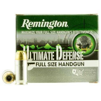 Remington Ultimate Defense 45 ACP 185 Grain Jacketed Hollow Point Box of 20