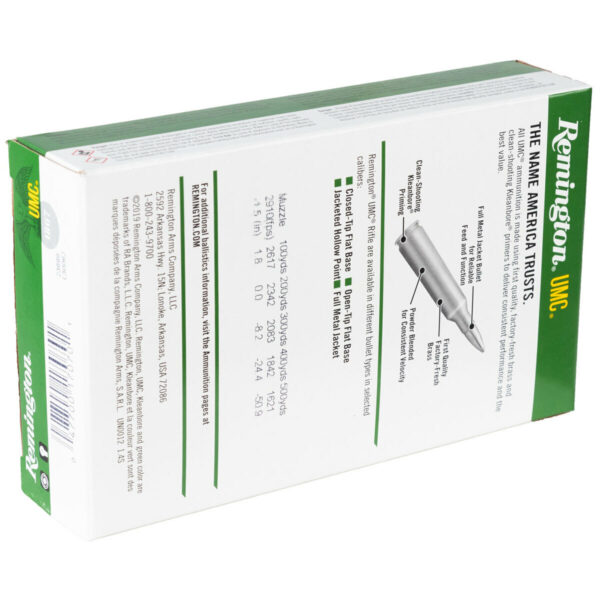 Remington UMC Ammunition 30-06 Springfield 150 Grain Full Metal Jacket Box of 20