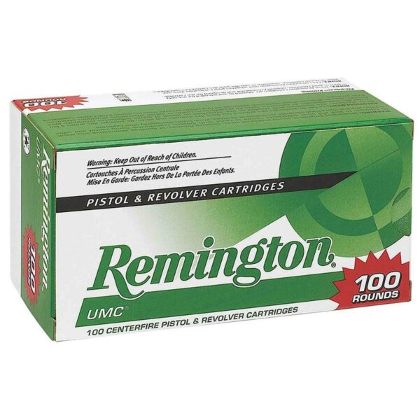 Remington UMC Ammunition 380 ACP 88 Grain Jacketed Hollow Point Box of 100