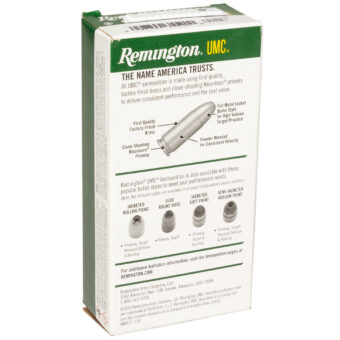 Remington UMC Ammunition 9mm Luger 147 Grain Full Metal Jacket Box of 50