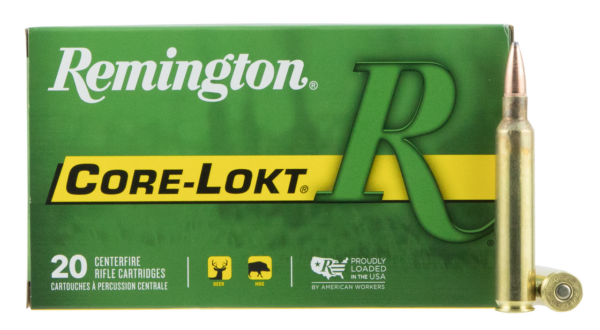 Remington Core-Lokt Ammunition 300 Remington Ultra Magnum 180 Grain Pointed Soft Point Box of 20