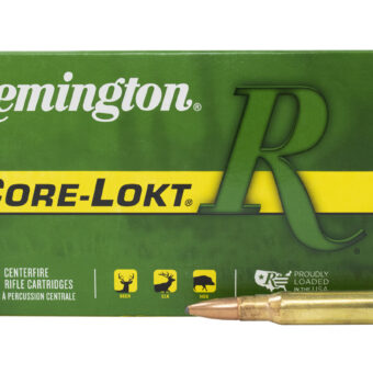 Remington Core-Lokt Tipped Ammunition 30-06 Springfield 165 Grain Polymer Tipped Box of 20