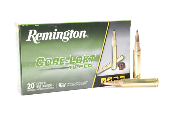 Remington Core-Lokt Tipped Ammunition 7mm Remington Magnum 150 Grain Polymer Tipped Box of 20