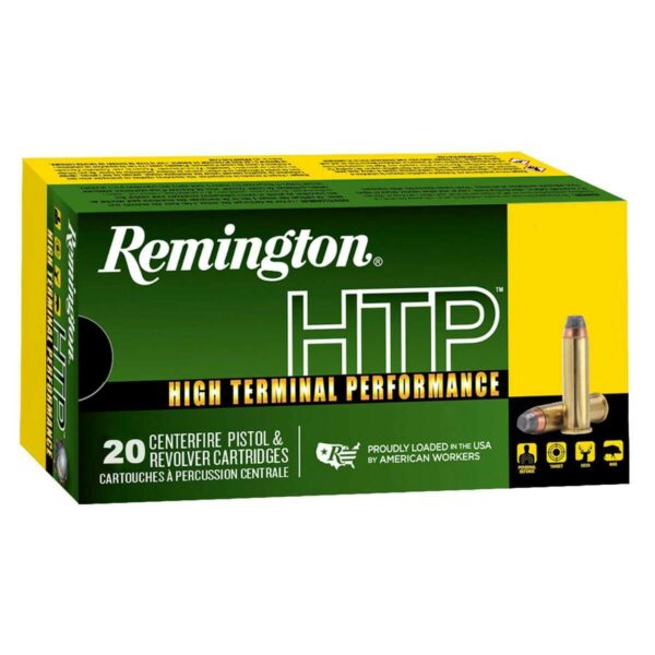 Remington HTP Ammunition 357 Magnum 125 Grain Semi Jacketed Hollow Point Box of 20