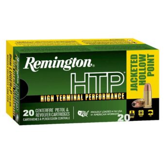 Remington Ammunition 9mm Luger +P 115 Grain Jacketed Hollow Point Box of 20