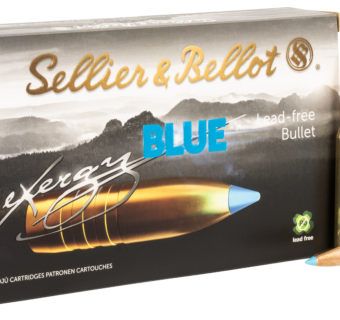 Sellier & Bellot eXergy Blue Ammunition 30-06 Springfield 165 Grain Polymer Tipped Box of 20