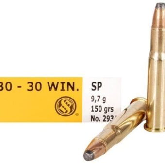 Sellier & Bellot Ammunition 30-30 Winchester 150 Grain Jacketed Soft Point Box of 20