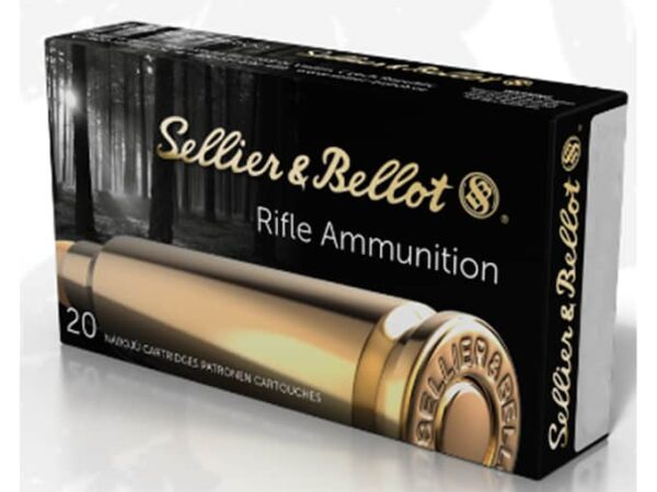 Sellier & Bellot Ammunition 6.5 Creedmoor 131 Grain Jacketed Soft Point Box of 20