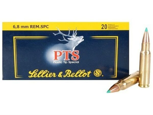 Sellier & Bellot Ammunition 6.8mm Remington SPC 110 Grain Polymer Tipped Box of 20