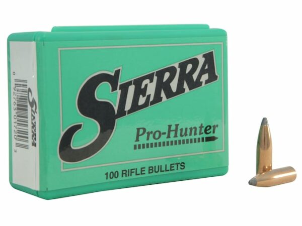 Sierra Pro-Hunter Bullets 0.264 (264 Caliber, 6.5mm) 120 Grain Spire Point Box of 100