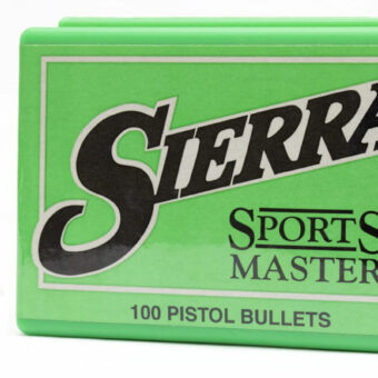 Sierra Sports Master Bullets 0.357 (38 Special, 357 Magnum) 125 Grain Jacketed Soft Point Box of 100