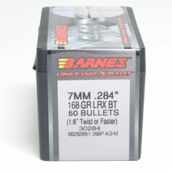 Barnes LRX Bullets 0.284 (284 Caliber, 7mm) 168 Grain Polymer Tipped Box of 50
