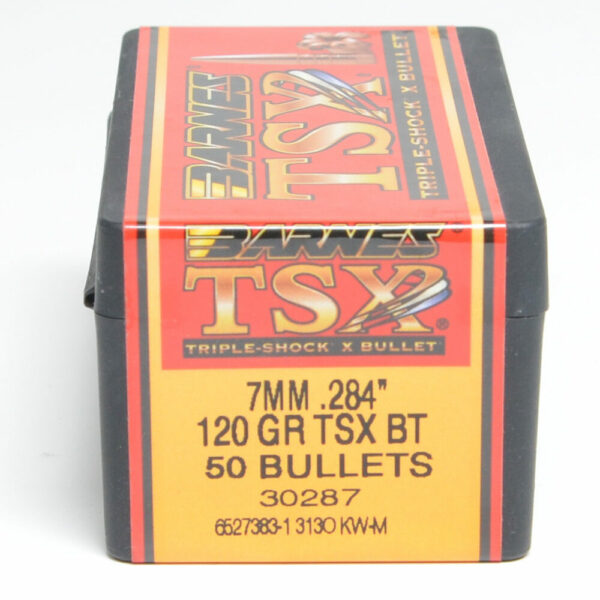 Barnes TSX Bullets 0.284 (284 Caliber, 7mm) 120 Grain Solid Hollow Point Box of 50