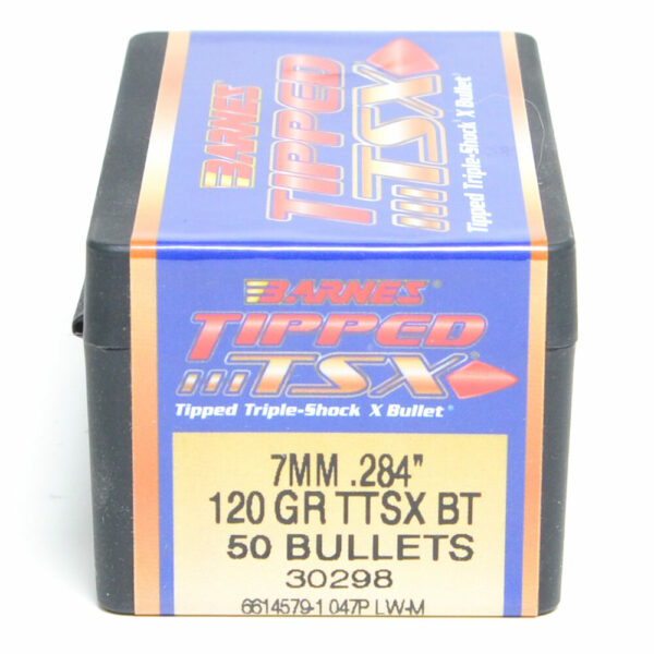 Barnes TTSX Bullets 0.284 (284 Caliber, 7mm) 120 Grain Polymer Tipped Box of 50