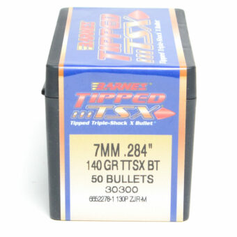 Barnes TTSX Bullets 0.284 (284 Caliber, 7mm) 140 Grain Polymer Tipped Box of 50