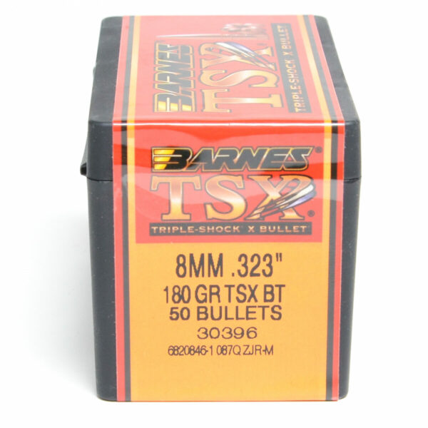 Barnes TSX Bullets 0.323 (323 Caliber, 8mm) 180 Grain Solid Hollow Point Box of 50