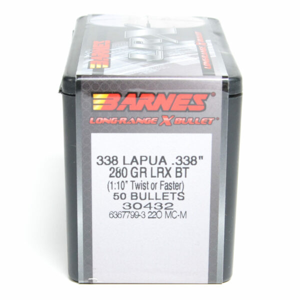 Barnes LRX Bullets 0.338 (338 Caliber) 280 Grain Polymer Tipped Box of 50