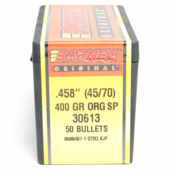 Barnes Original Bullets 0.458 (45-70 Government) 400 Grain Semi-Spitzer Box of 50