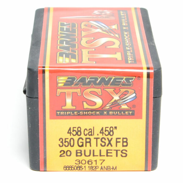 Barnes TSX Bullets 0.458 (45 Caliber) 350 Grain Solid Hollow Point Box of 20
