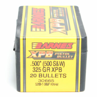 Barnes XPB Bullets 0.5 (50 Caliber) 325 Grain Jacketed Hollow Point Box of 20