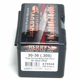 Berry's  Bullets .308 Diameter (30 Caliber/7.62mm) 150 Grain Round Shoulder