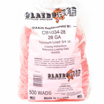 Claybuster 28 Ga Winchester AA 28 Shotshell wads (500)