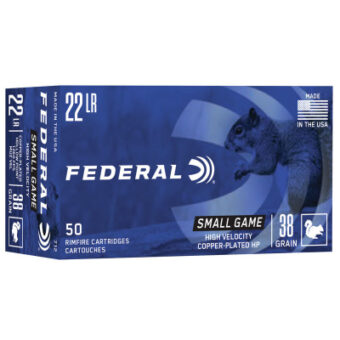 Federal Game-Shok Ammunition 22 Long Rifle 38 Grain Jacketed Hollow Point Box of 50