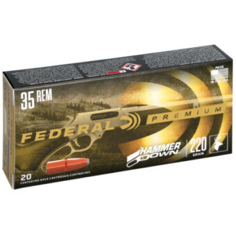 Federal HammerDown Ammunition 35 Remington 220 Grain Bonded Hollow Point Box of 20