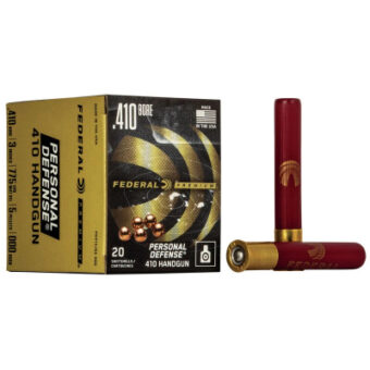 Federal Premium Personal Defense Ammunition 410 Bore 3" #000 Buckshot Box of 20