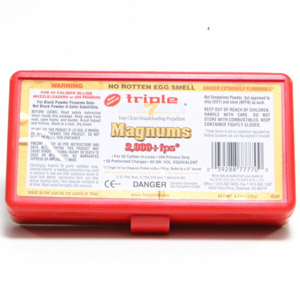 Hodgdon Triple 7 Magnum Pel  (50/Box)