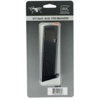Glock Factory Gen 5 Magazine Glock 17, 34, 45 9mm Luger 17 Round Polymer Black