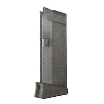 Glock Factory Magazine with Extension Glock 42 380 ACP 6 Round Polymer Black
