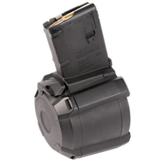 Magpul PMAG D-60 Drum Magazine AR-15 5.56x45mm NATO 223 Remington 60 Round Polymer Black