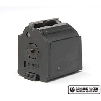 Ruger BX-1 Magazine 10/22, American Rimfire, Precision Rimfire 22 Long Rifle 10 Round Polymer Black