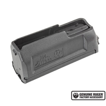Ruger Magazine Ruger American Short Action 308 Winchester, 6.5 Creedmoor 4 Round Polymer Black