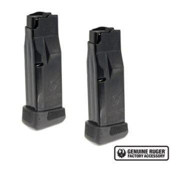 Ruger Magazine with Extended Floor Plate Ruger LCP Max 380 ACP 12 Round Steel Blue Pack of 2