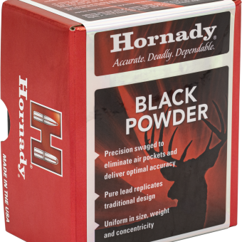 Hornady Muzzleloader 58 Cal .570 Lead Balls (50)