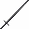 Cold Steel ‎Hand-and-a-Half Training Sword 34" Spear Point Polypropylene Black - Image 2