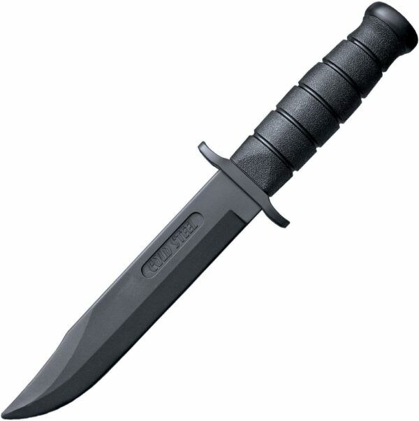 Cold Steel Leatherneck Fixed Blade Training Knife 7" Clip Point Santoprene Black