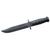 Cold Steel Leatherneck Fixed Blade Training Knife 7" Clip Point Santoprene Black - Image 2
