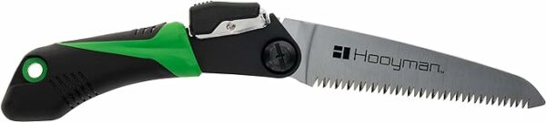 Hooyman MegaBite Compact Hand Saw 6" Blade Black 17" Overall Length