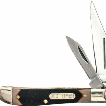 Old Timer Dog Leg Jack 2 Blade Folding Knife 2.3" Clip Point